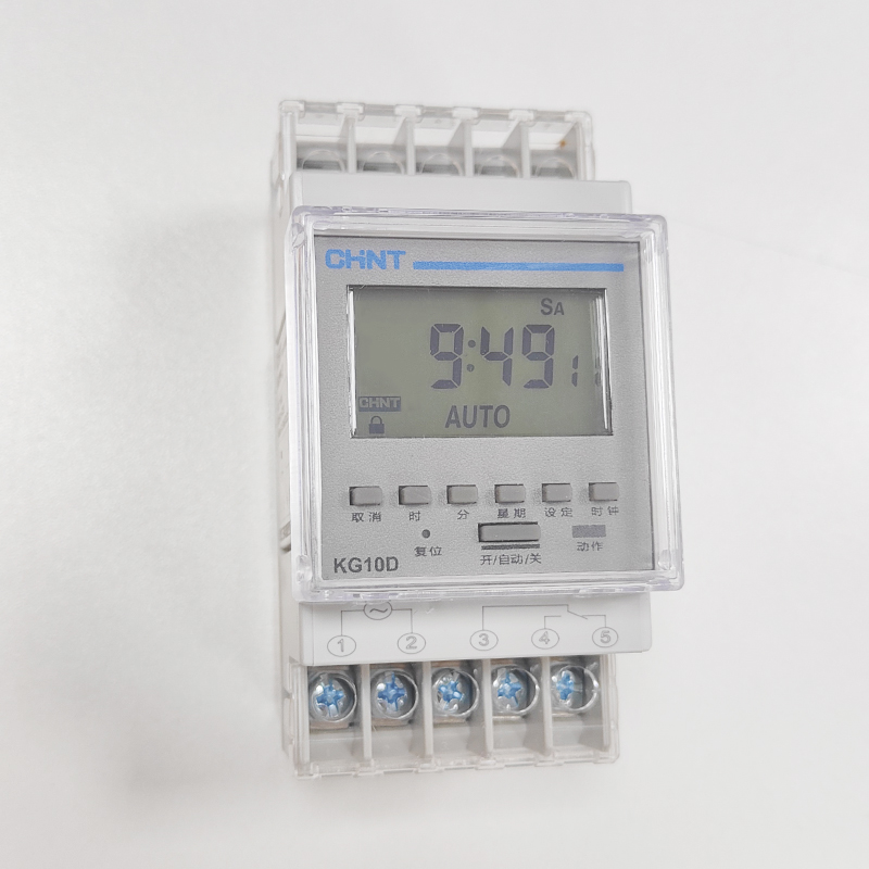 KG10D Interruptores de tempo digitais Temporizador de controle programável 220V 10A Interruptor de controle de tempo de elétron