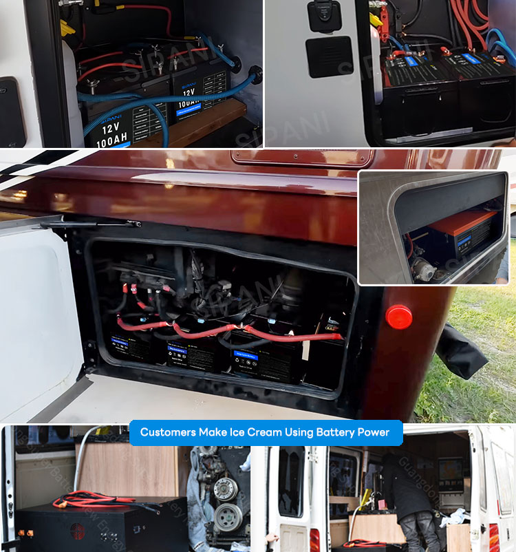 bateria de &iacute;on de l&iacute;tio para rv