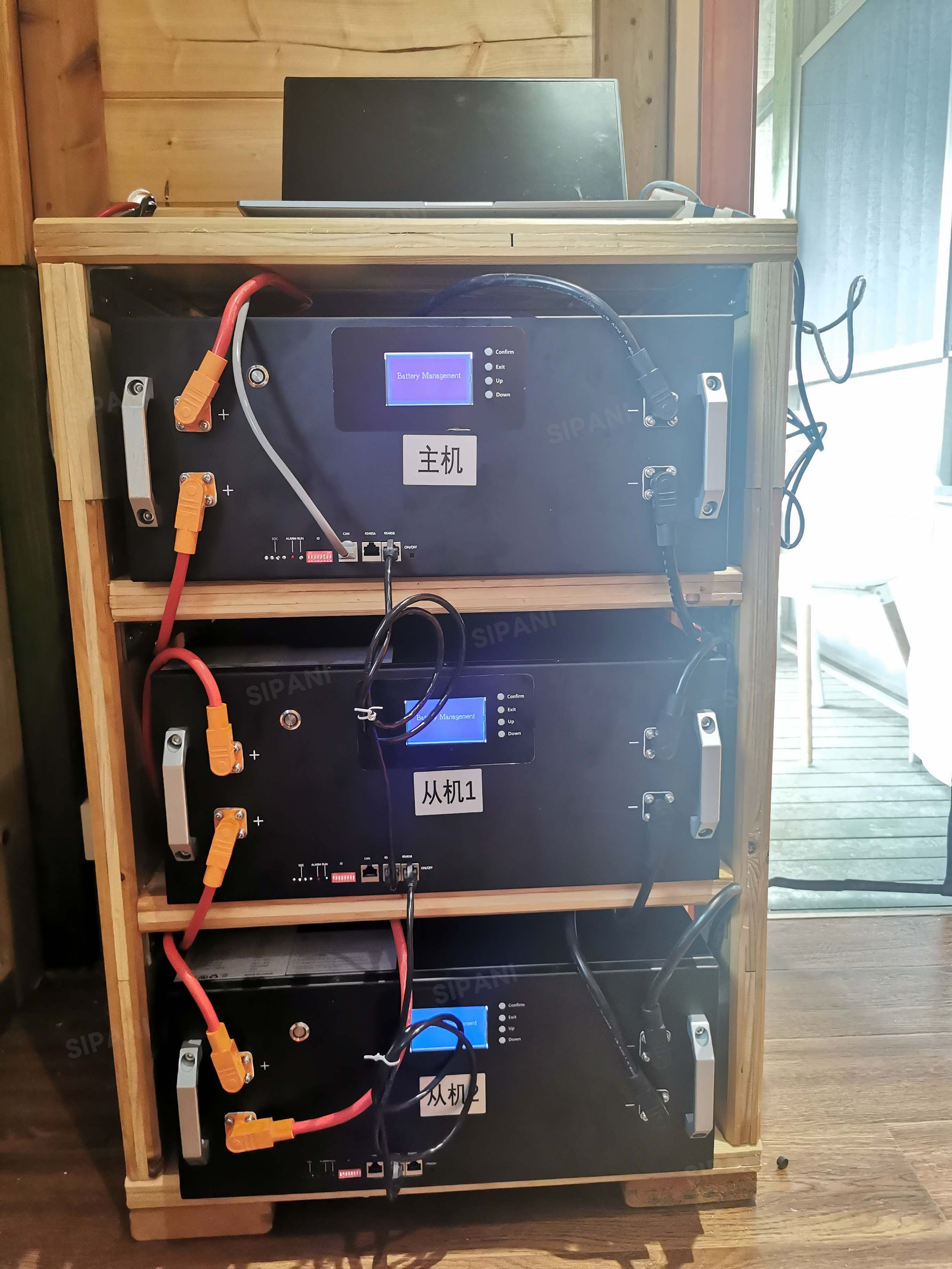 bateria para montagem em rack