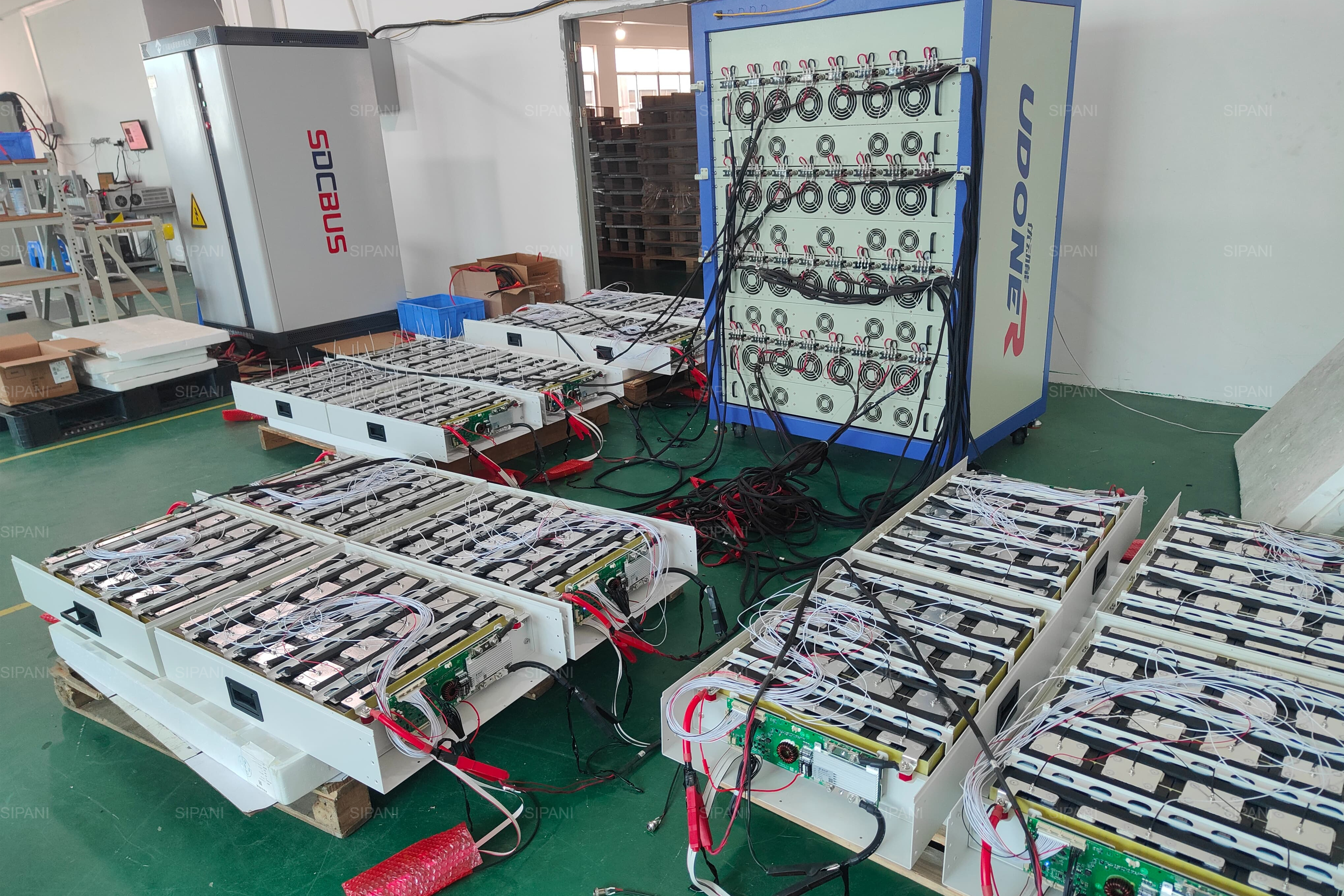 armazenamento de bateria de montagem na parede