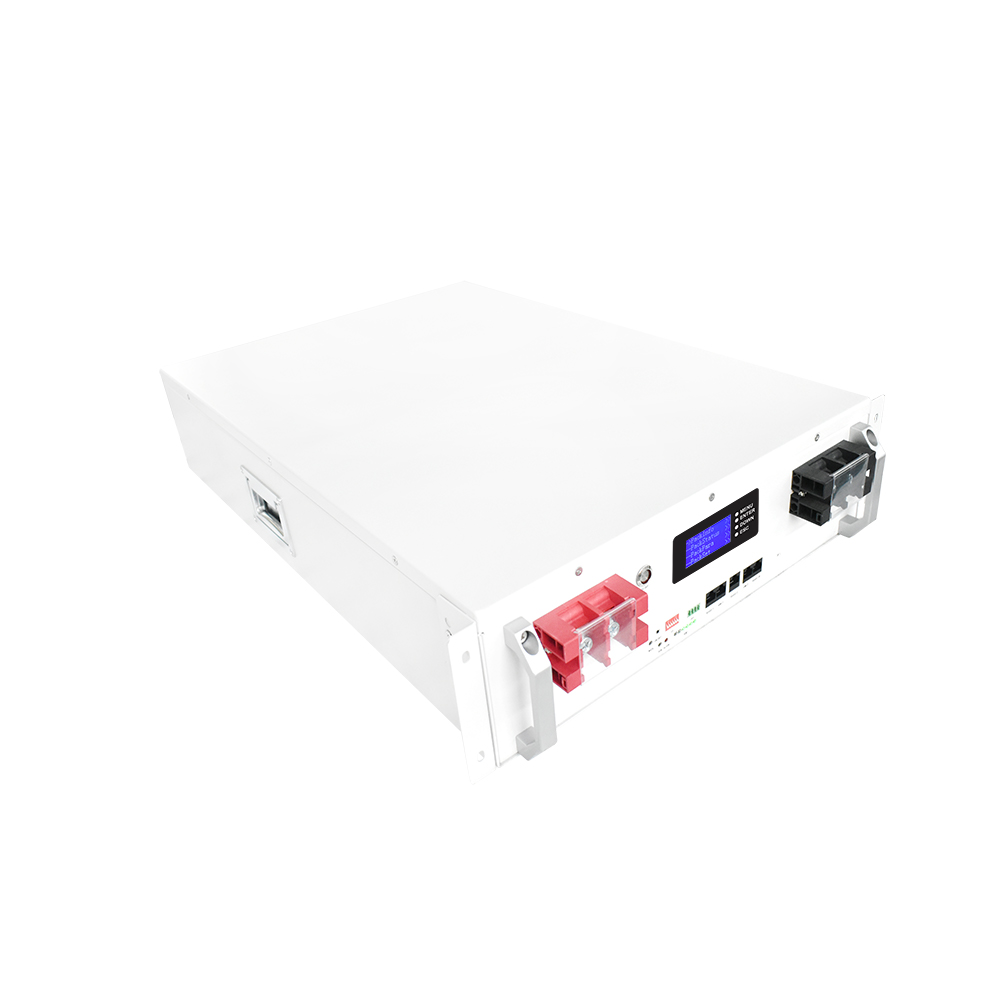 Instalação três em um 48v 200ah Lifepo4 Bateria 10kwh 51.2v 200ah Bateria de ferro de lítio 48v 100ah Bateria de montagem em rack de servidor