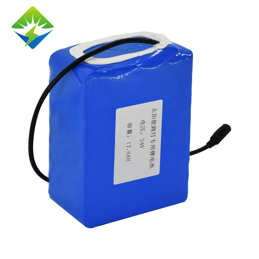 Pacote de bateria de íon de lítio solar 24v 30ah de alta qualidade para sistemas de armazenamento solar