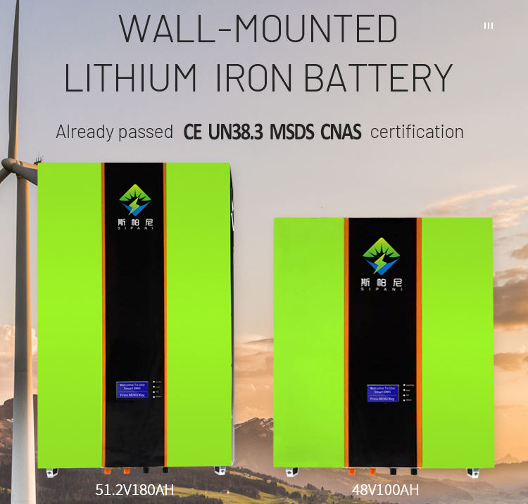 Bateria SIPANI 48v Lifepo4 48 Volts 100ah 150ah 200ah 280ah 10kwh Powerwall Baterias de Fosfato de Íon de Lítio