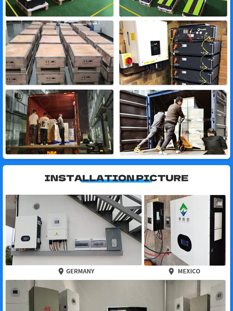 Bateria 6000 ciclo 51,2v 200ah 10kwh