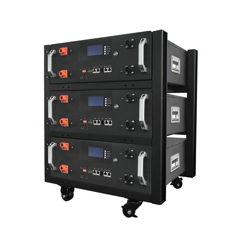 51,2V 300AH ciclo profundo LiFePO4 bateria solar de íon de lítio montada em rack LFP AKKU 10kwh 15kwh 20kwh 48v 100ah 200ah 300AH 400ah para sistema de energia solar doméstico