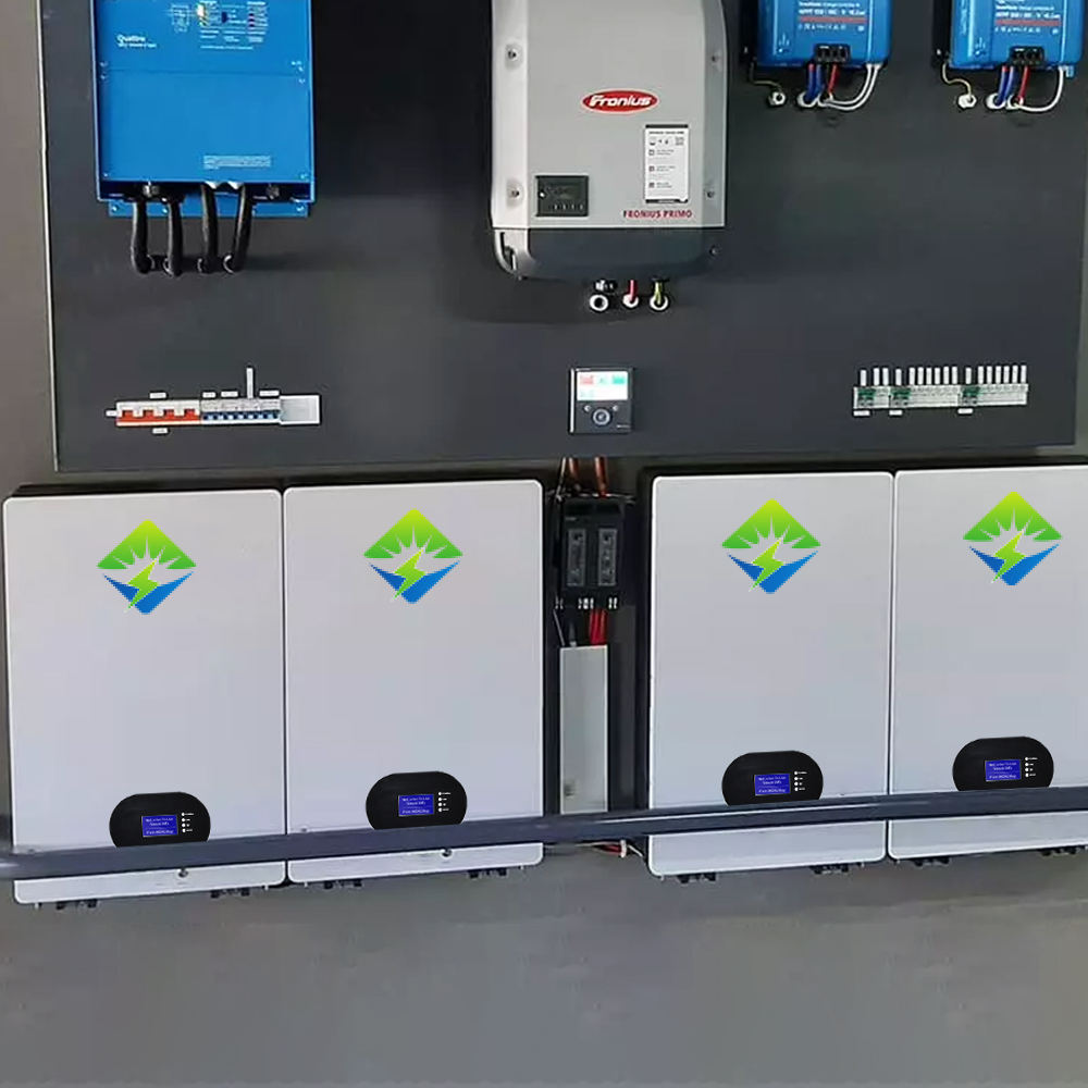 Garantia de 5 anos Bateria de ferro de lítio de montagem na parede 51,2 v 200ah 10kwh Bateria Lifepo4 Powerwall para energia solar doméstica