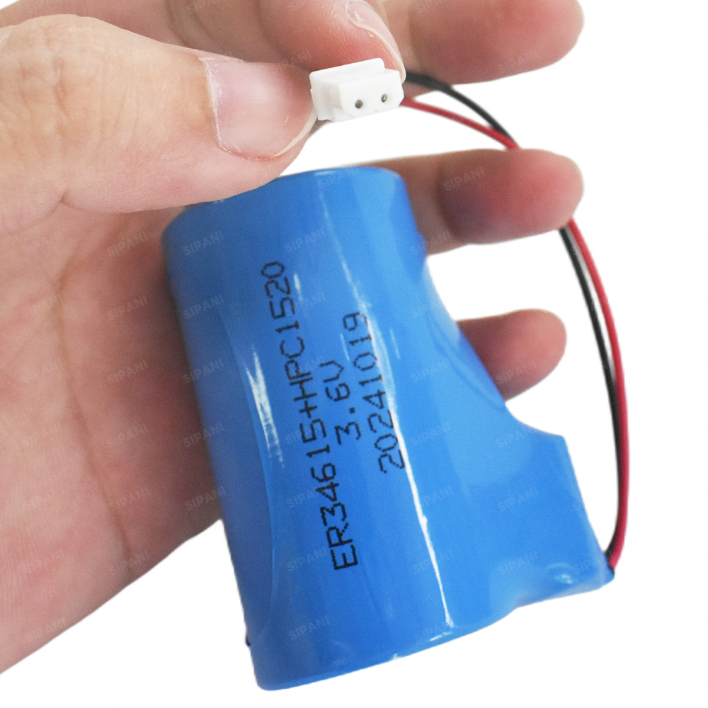 Pilha preliminar ER34615+HPC1520 do bloco 3.6V 19Ah Li-SOCL2 da bateria do cloreto de thionyl do lítio da energia específica alta