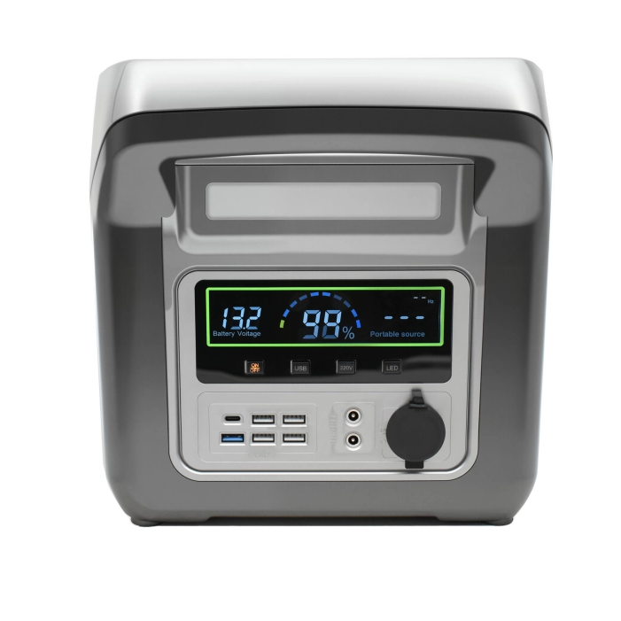 Central elétrica portátil Sipani-1000W, íons de lítio (LFP), AC, DC, USB-A, USB-C, QC 3.0, carregamento sem fio