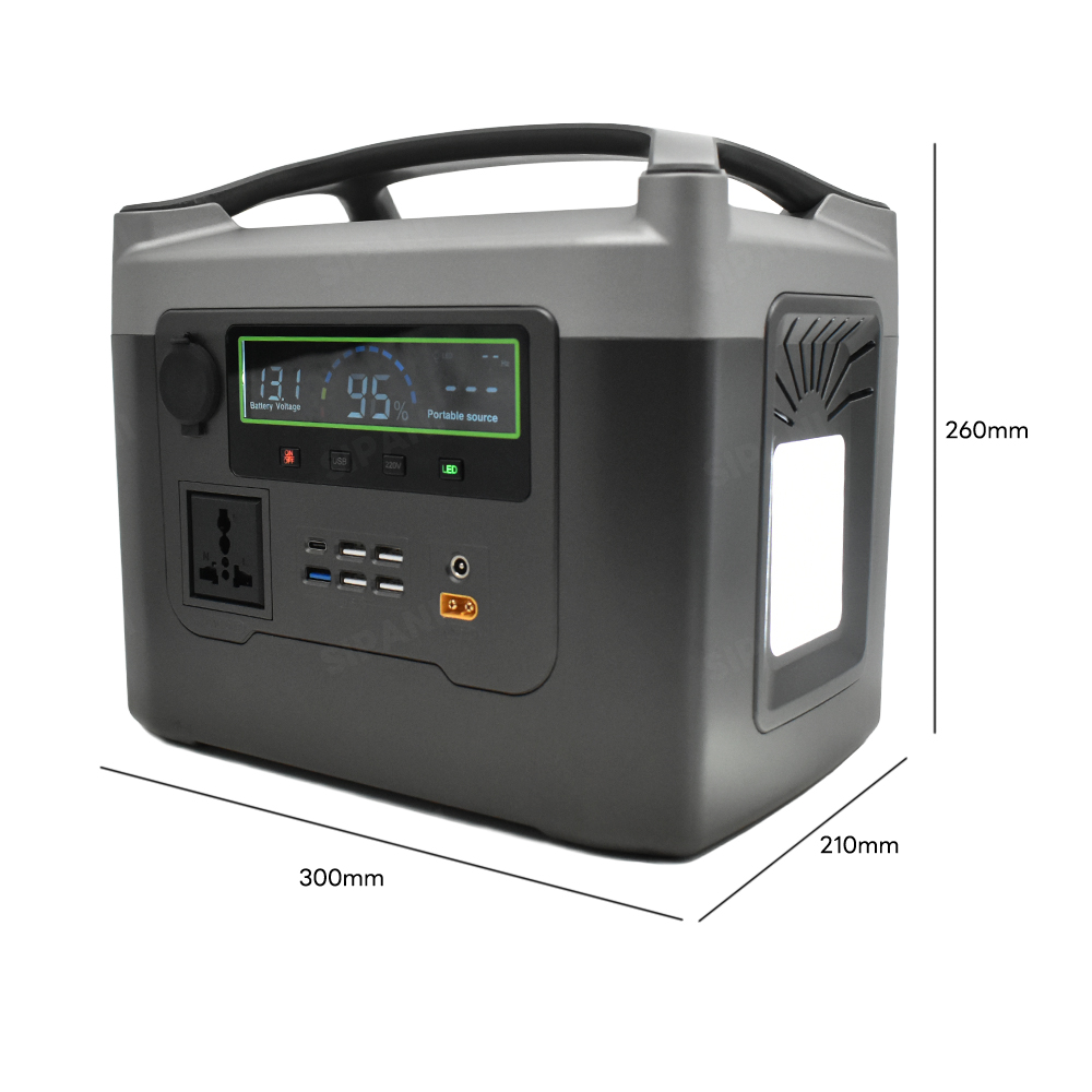 Central de energia portátil Sipani 500W 432Wh portátil gerador de energia portátil