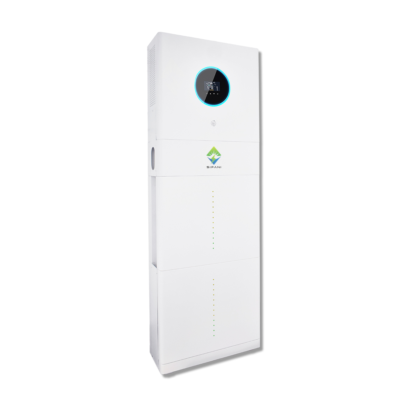 SIPANI Vertical All In One Sistema de armazenamento de energia 10kWh 15kWh 20kWh Bateria com inversor integrado de 5KW 8KW