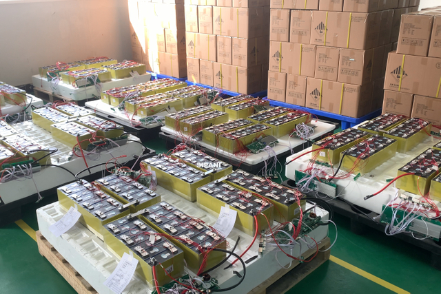 energia da bateria empilhada