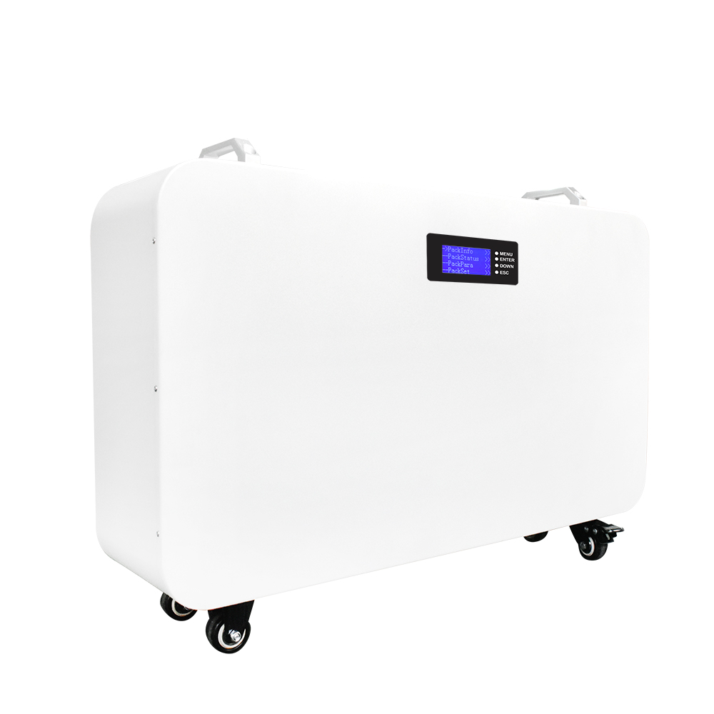  Bateria de íon de lítio móvel de ciclo profundo LiFePO4 AKKU 5KWh 10KWh 15KWh 48V 51,2V 100ah 200ah 300ah Sistema de energia solar residencial