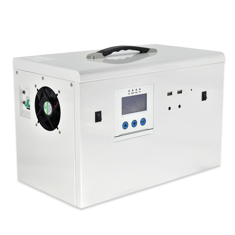 500 W 1000 W CA 100 V/110 V/220 V/230 V Gerador de sistema de estação de energia solar portátil 1,2 Kwh