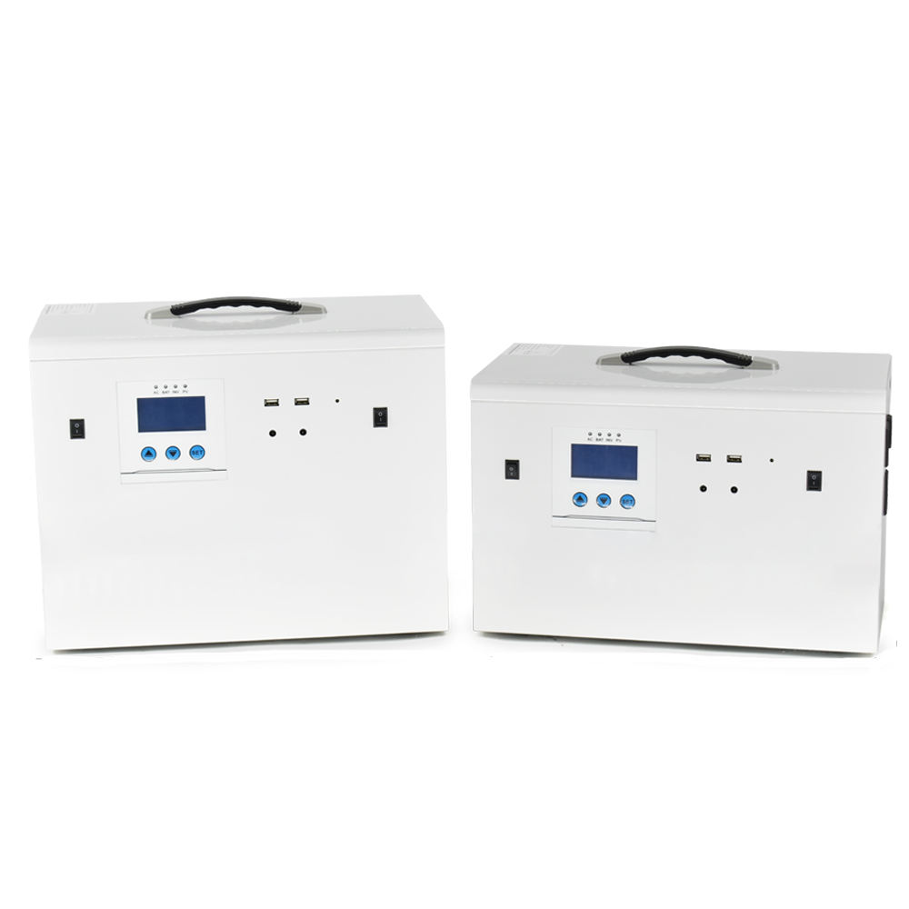 500 W 1000 W CA 100 V/110 V/220 V/230 V Gerador de sistema de estação de energia solar portátil 1,2 Kwh