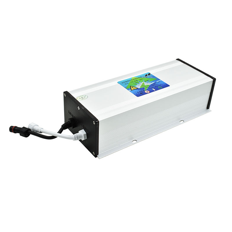 Revestimento de alumínio à prova d'água Bms 24v 50ah bateria 18650 luz solar de rua bateria de lítio