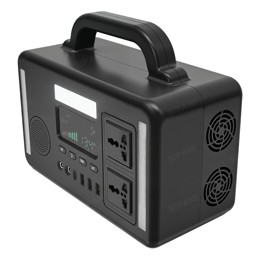 Central de energia portátil 300W Power Bank com o gerador solar de 216WH da CA com LED Light Bluetooth Speaker Portable Generator