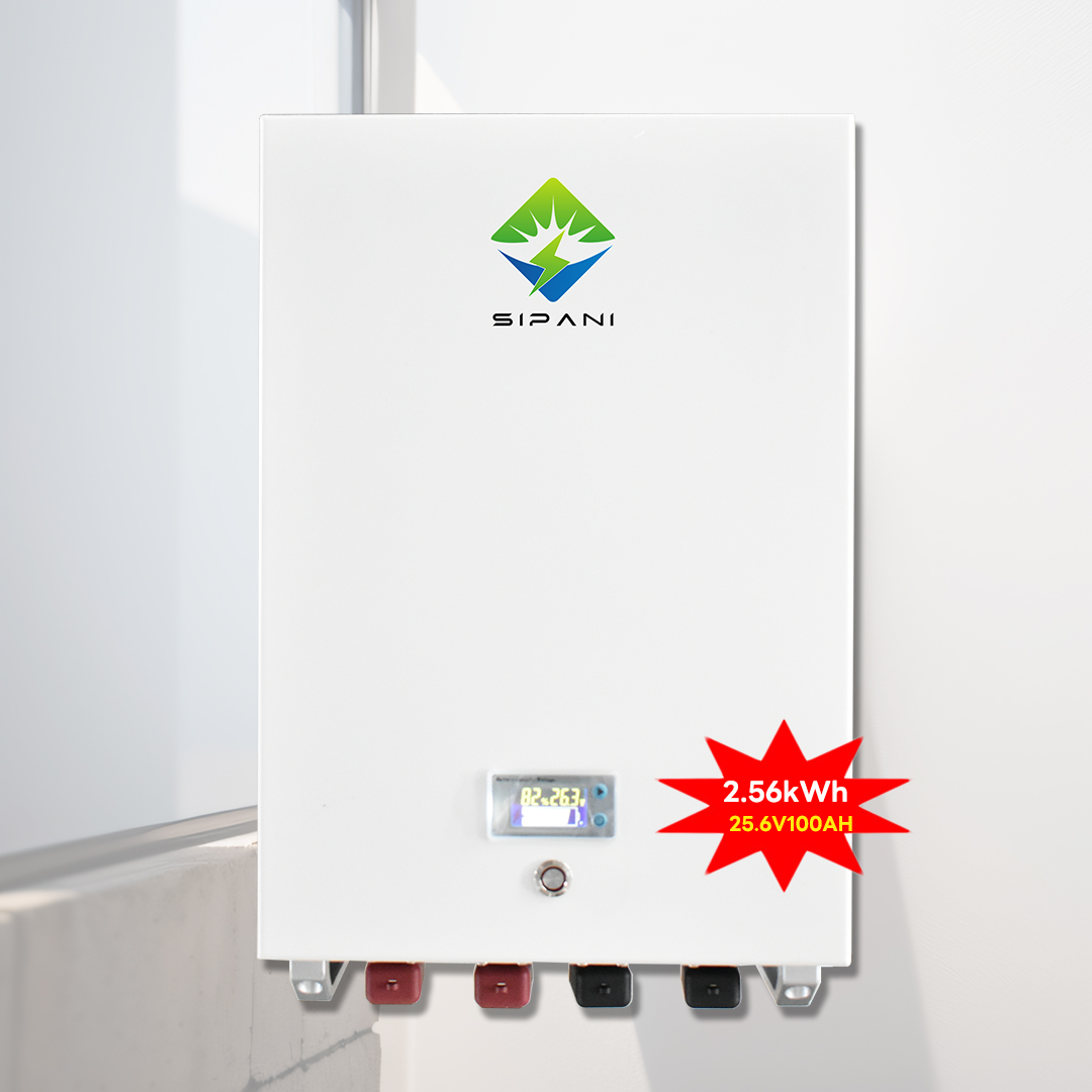 Bateria de l&iacute;tio Lifepo4 montada na parede