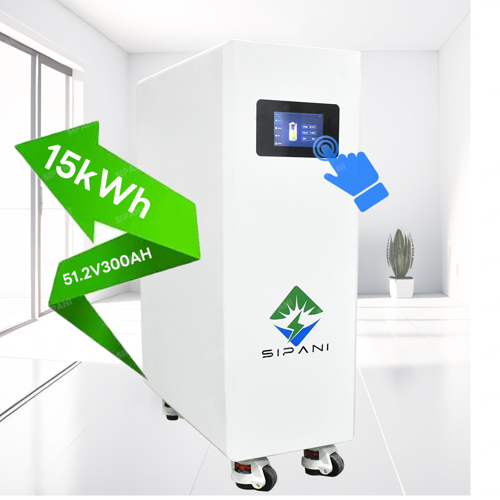  Bateria do inversor móvel de lítio 48V 51,2V 280Ah 304Ah 15kwh Lifepo4 Sistema de armazenamento de energia solar residencial Grau A LFP Bateria 48V 300Ah com tela sensível ao toque