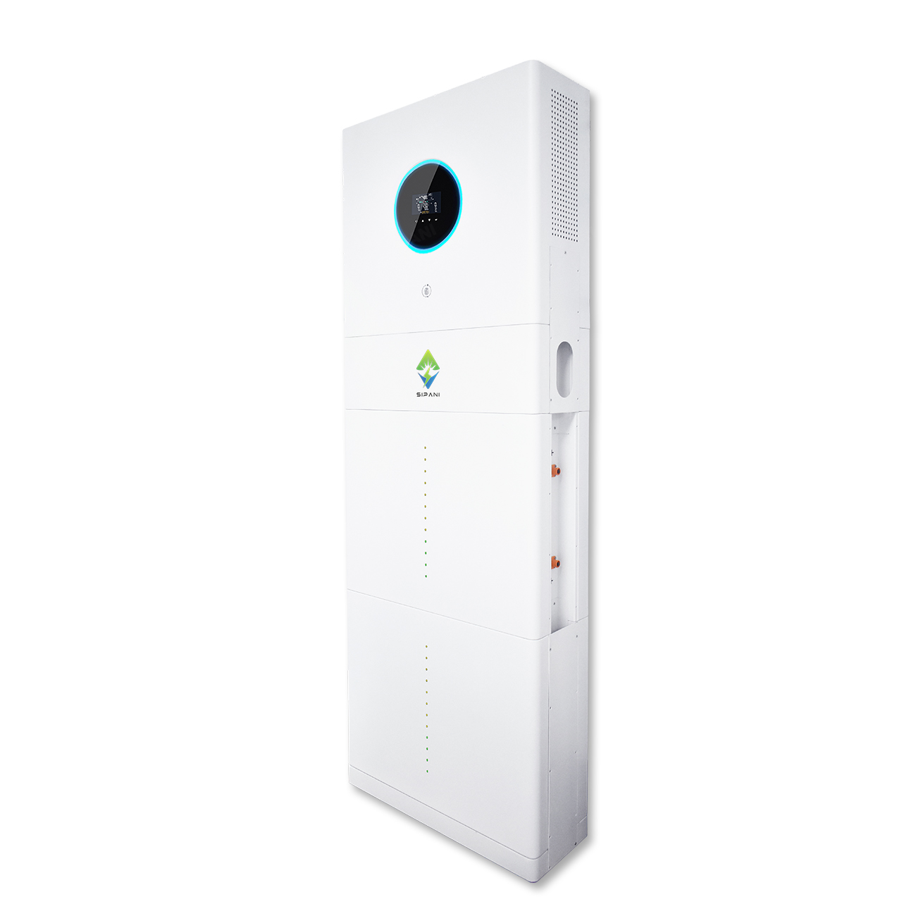 SIPANI Vertical All In One Sistema de armazenamento de energia 10kWh 15kWh 20kWh Bateria com inversor integrado de 5KW 8KW
