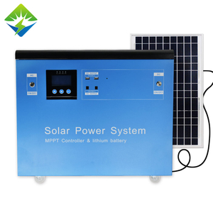 Atacado de fábrica 1500 W 50/60 Hz Gerador solar portátil Estação de energia Energia do sistema solar para residências