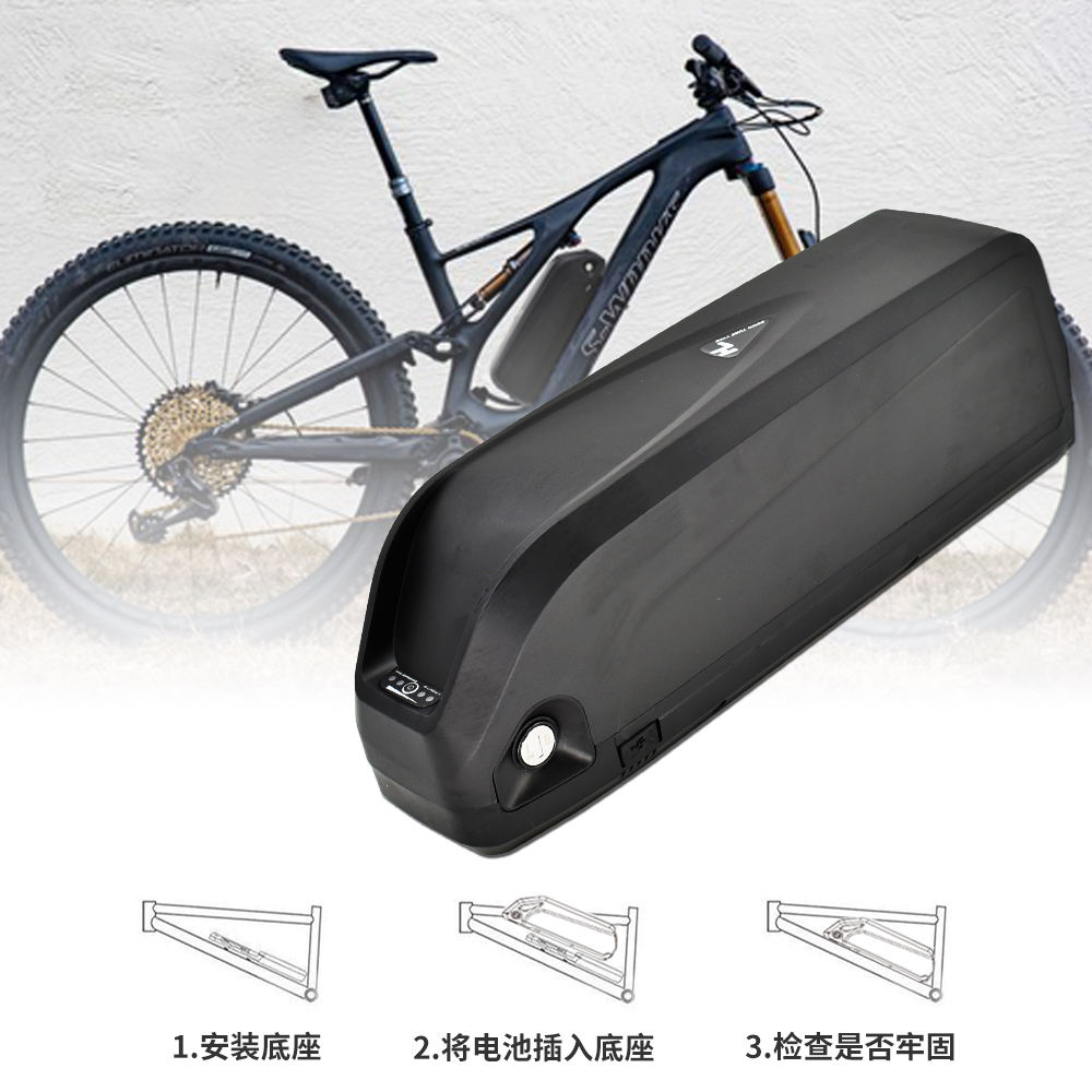 Bateria de bicicleta elétrica Hailong 18650 bateria 36v 48v 10ah 14AH 17.5ah 21ah 28ah bateria de íon de lítio para bicicleta Ebike