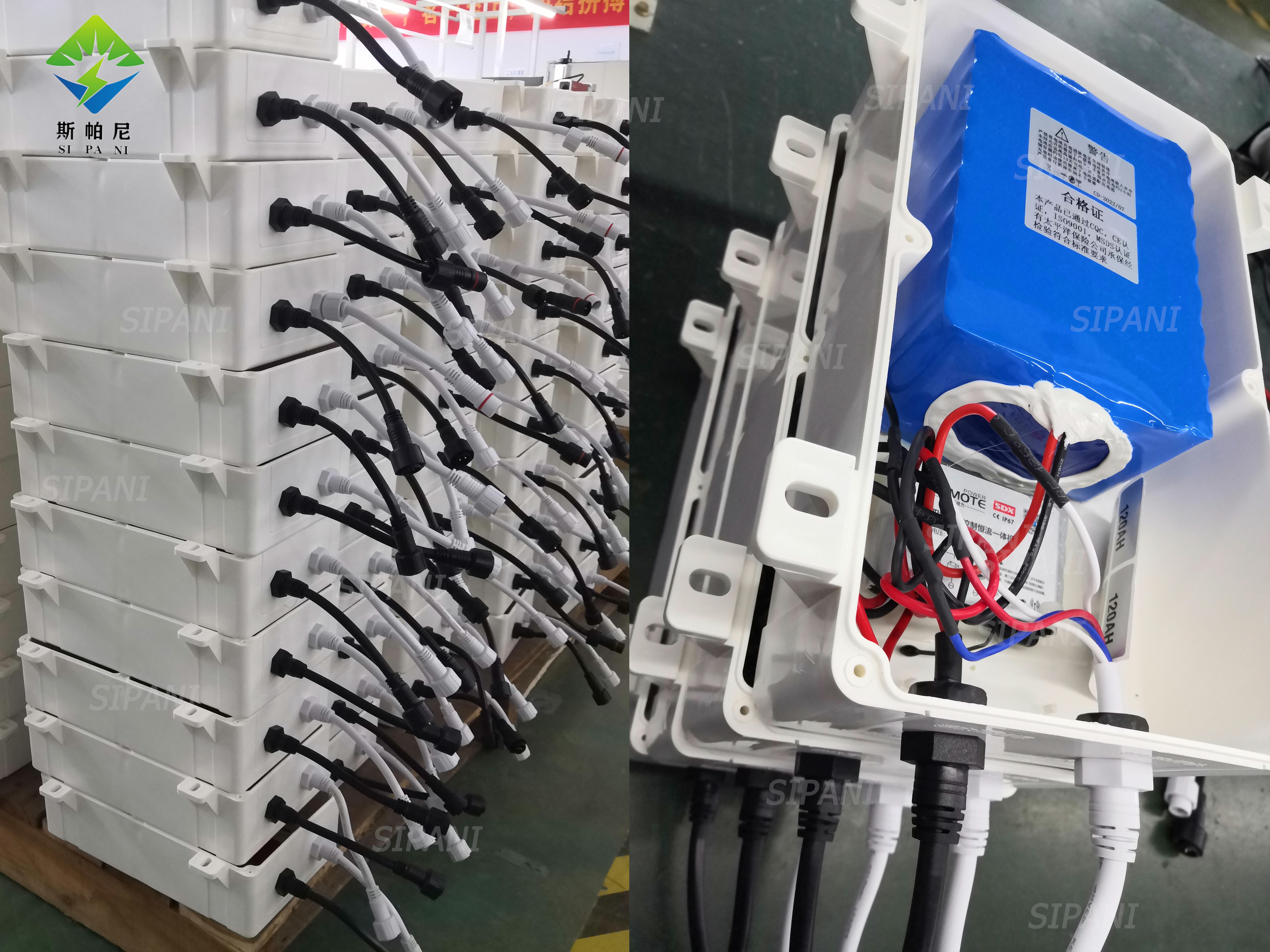 Bateria recarregável de fábrica 25,6v 30ah Lifepo4 24v para painel solar poste de luz