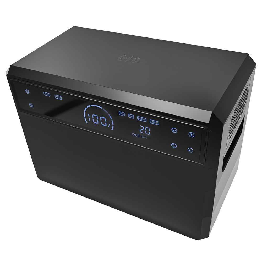 Central elétrica portátil 2000W - 2592WH LIFEPO4 BATERIA (PROMO)