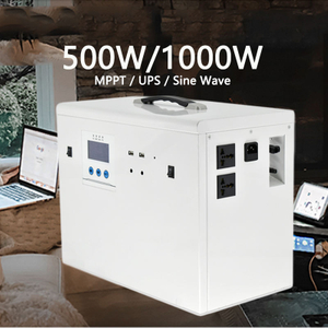 500 W 1000 W Mini Gerador de Energia Solar/Sistema Solar Portátil/Gerador Solar para Casa e Acampamento