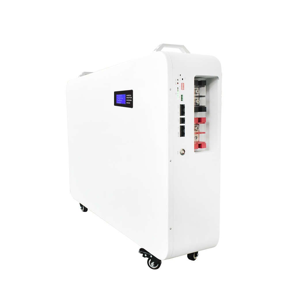  Bateria de íon de lítio móvel de ciclo profundo LiFePO4 AKKU 5KWh 10KWh 15KWh 48V 51,2V 100ah 200ah 300ah Sistema de energia solar residencial