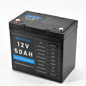Bateria LFP de ciclo profundo de 12 voltagens 12,8 v 50ah Carrinho de golfe marinho Bateria de íon de lítio Bateria solar Lifepo4