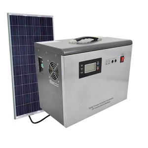 Gerador de energia solar off-line 500 W Gerador de backup de energia Sistema solar portátil para escritório doméstico Energia de emergência