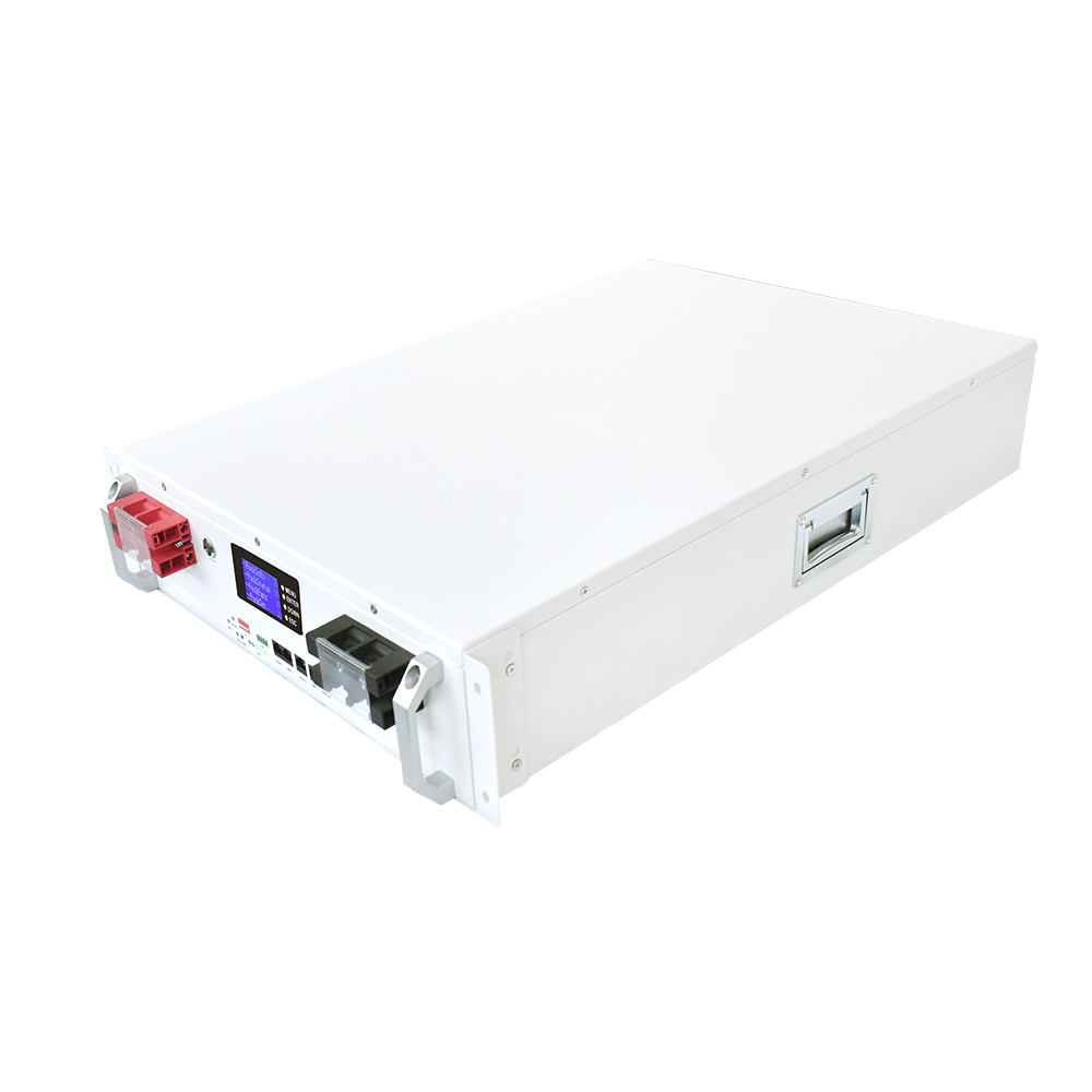 Instalação três em um 48v 200ah Lifepo4 Bateria 10kwh 51.2v 200ah Bateria de ferro de lítio 48v 100ah Bateria de montagem em rack de servidor