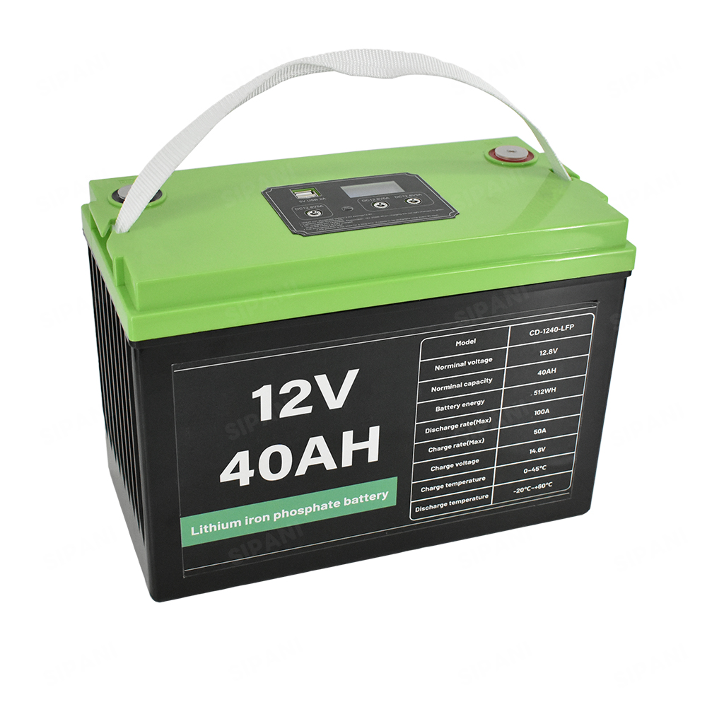bateria LiFePO4 do fosfato do ferro do lítio da saída da C.C. de USB da bateria de 12V 40Ah 100Ah LFP