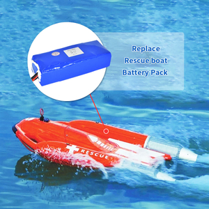 Pacote de bateria 18650 de controle remoto inteligente para resgate de emergência por afogamento