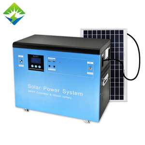 Melhor Preço Gerador Solar 3000 Watt 120Ah 1.5KW 2KW 3KW Home Backup Power Sistema de Iluminação Solar MPPT Gerador Solar