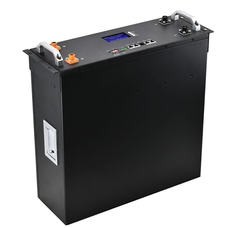 Bateria de fosfato de íon de lítio para montagem em rack de servidor 48V 5kw 10kw 48v 50ah 100ah 200ah Lifepo4 Gabinete de bateria Bateria de inversor solar 