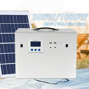 500 W 1000 W CA 100 V/110 V/220 V/230 V Gerador de sistema de estação de energia solar portátil 1,2 Kwh