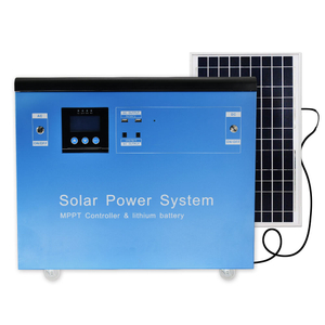 All-in-one 5KW 1500WH fora da rede pequeno recarregável portátil gerador de energia solar sistema de energia para a áfrica do oriente médio